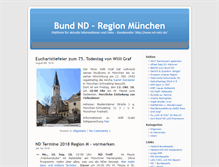 Tablet Screenshot of nd-muenchen.de